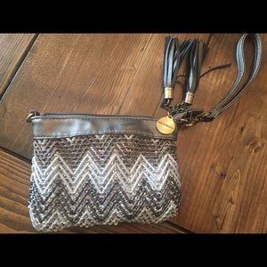 Big Buddha Sequin Clutch/wristlet